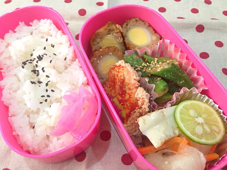 Snapdishの料理写真:10月15日 娘の手作り弁当|sakuramochiさん