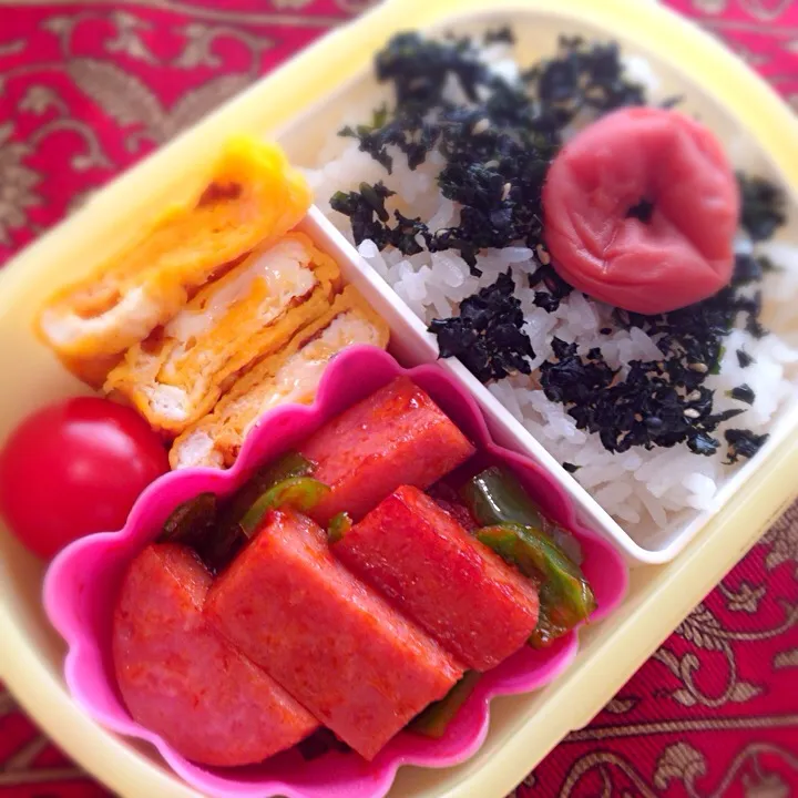 魚肉ハンバーグのケチャップ炒め弁当|もえさん