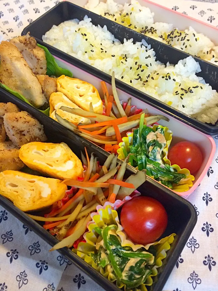 Snapdishの料理写真:10月15日 パパママ弁当|masamiさん