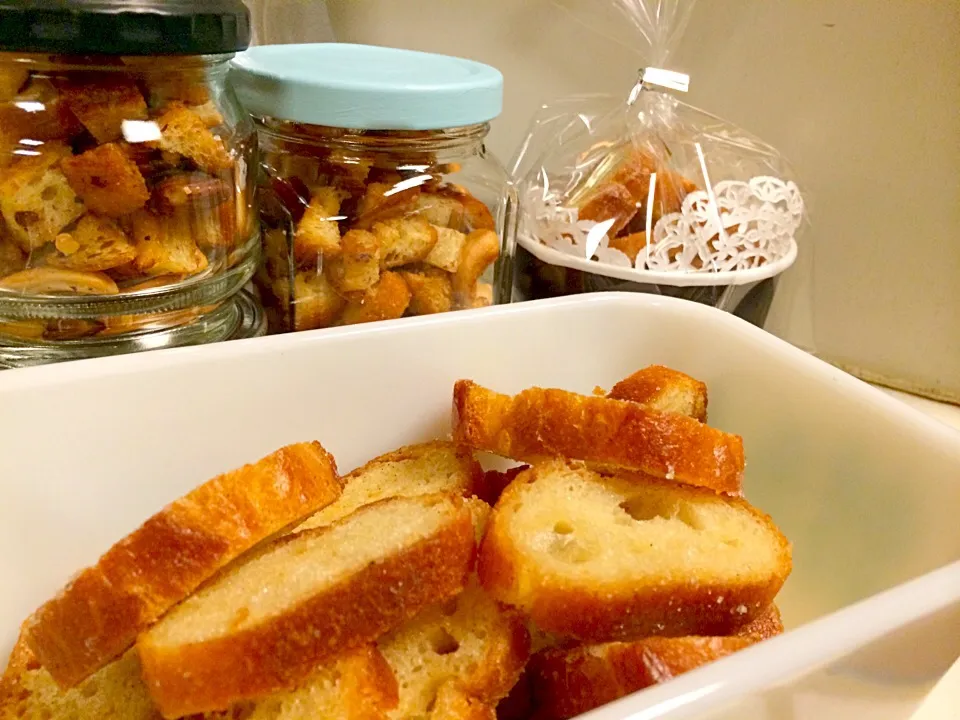 Sugar Rusk & Bacon pepper Rusk|Marie.さん