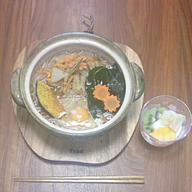 Snapdishの料理写真:本日の父の透析朝食です(*^^*)|Yoshieさん