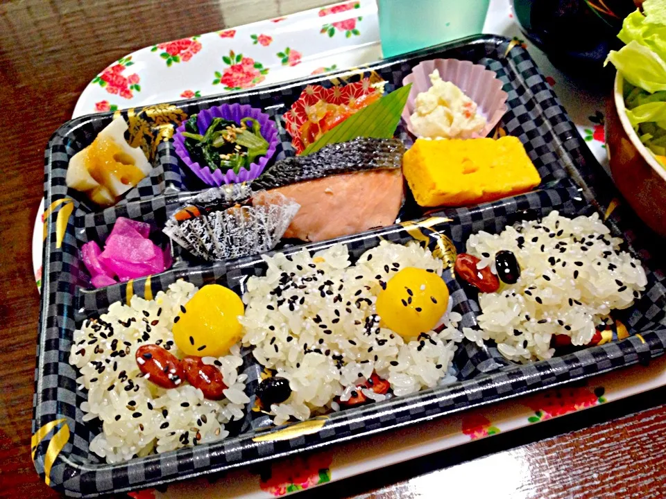 おこわ弁当。たごさく(^^)|くりちさん