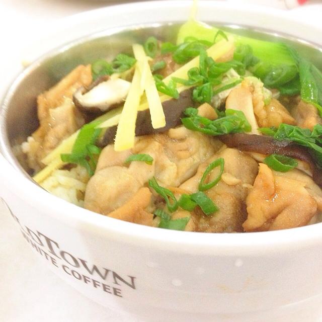 Steam rice with mushroom and chicken/Khunya SnapDish[スナップディッシュ] (ID