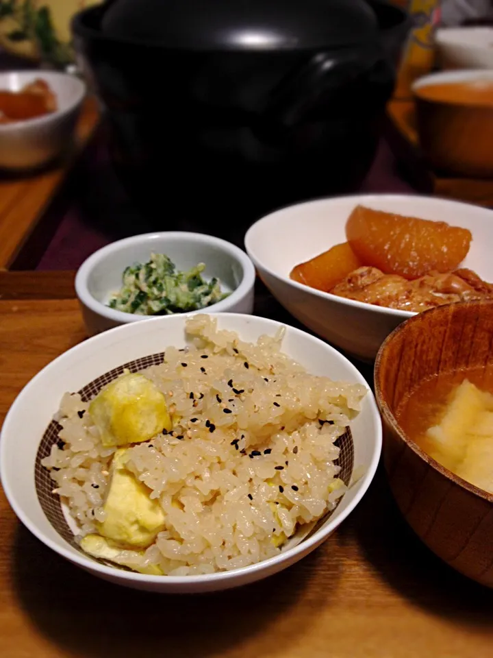 秋はやっぱり栗ご飯🌰|よよさん