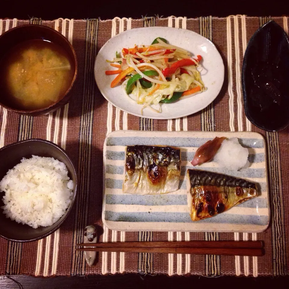 Snapdishの料理写真:今日の夜ご飯  2014.10.14.|あいこ ⁎ˇ◡ˇ⁎さん