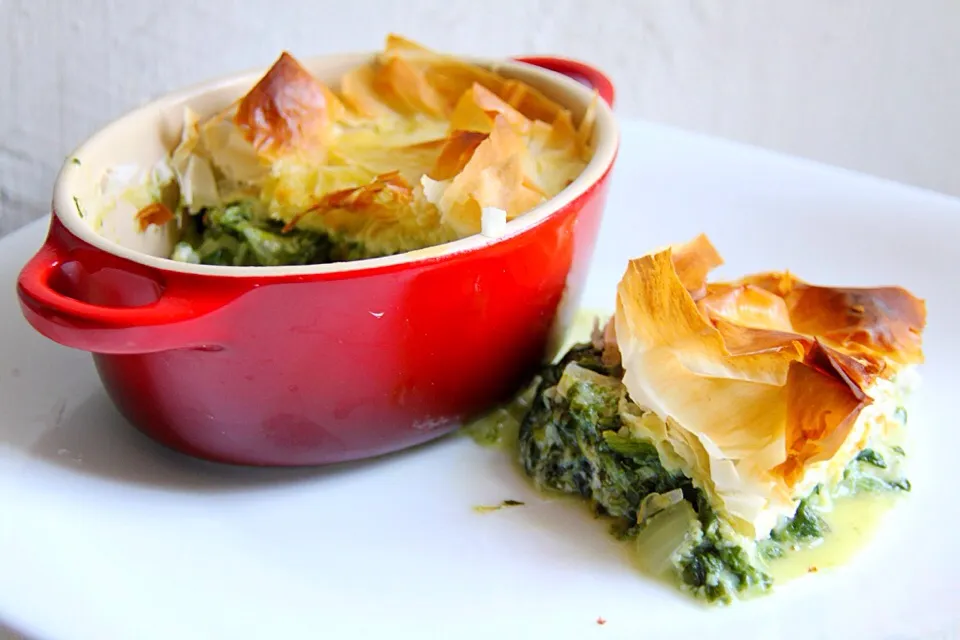 Spinach & goat cheese pie|Misstyさん