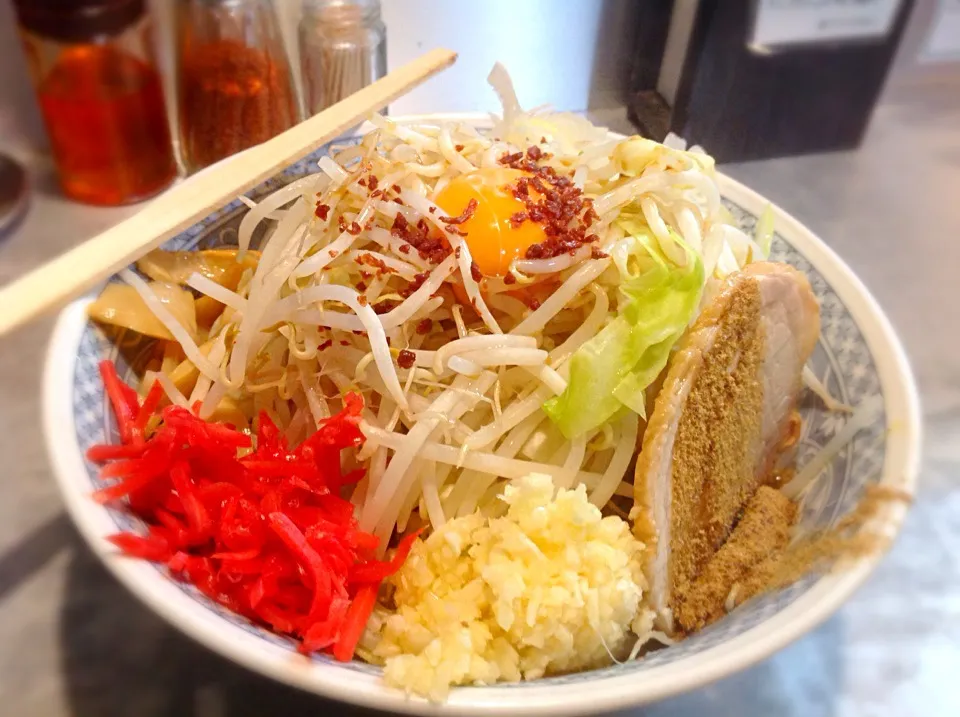 ラーメン🍜大 練馬店 汁無し😋|アライさんさん