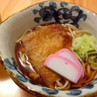 Snapdishの料理写真:手作りおあげのきつねうどん|ポンさん