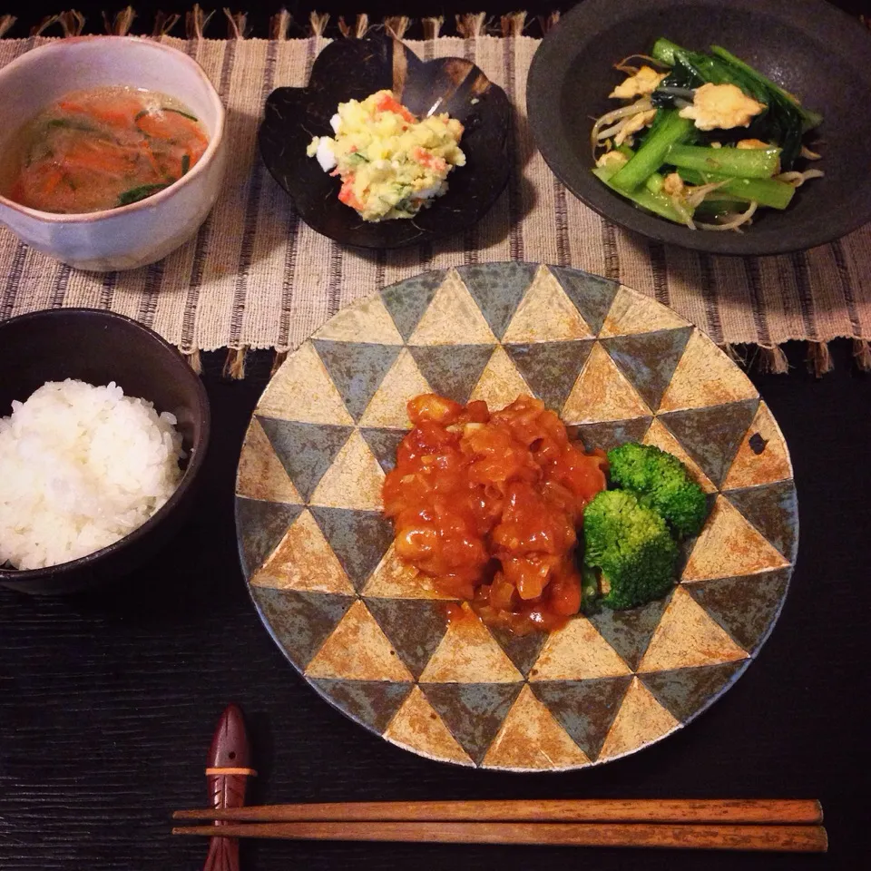 今日の夜ご飯  2014.10.15.|あいこ ⁎ˇ◡ˇ⁎さん