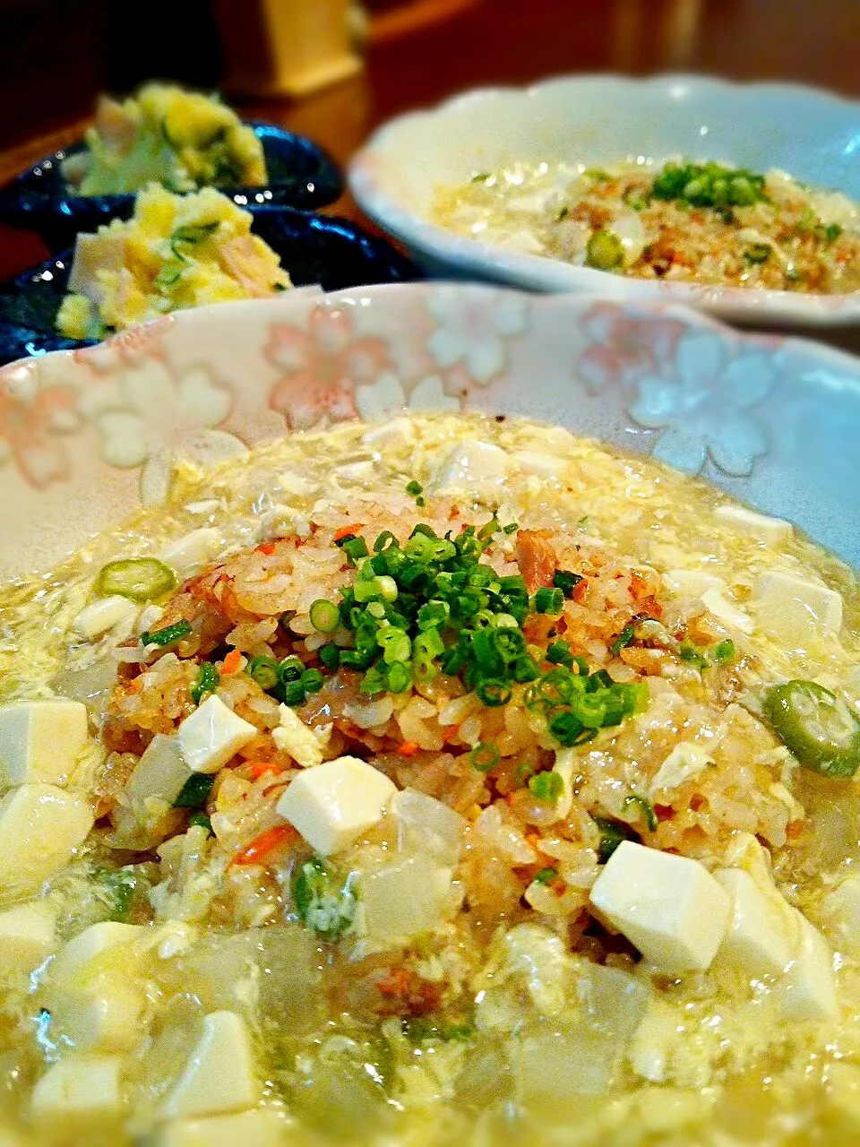 あんかけ炒飯＆ポテサラ|いちどぅしさん