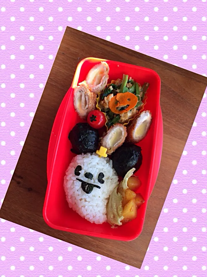 Snapdishの料理写真:お化けミッキーのお弁当|manacocoさん