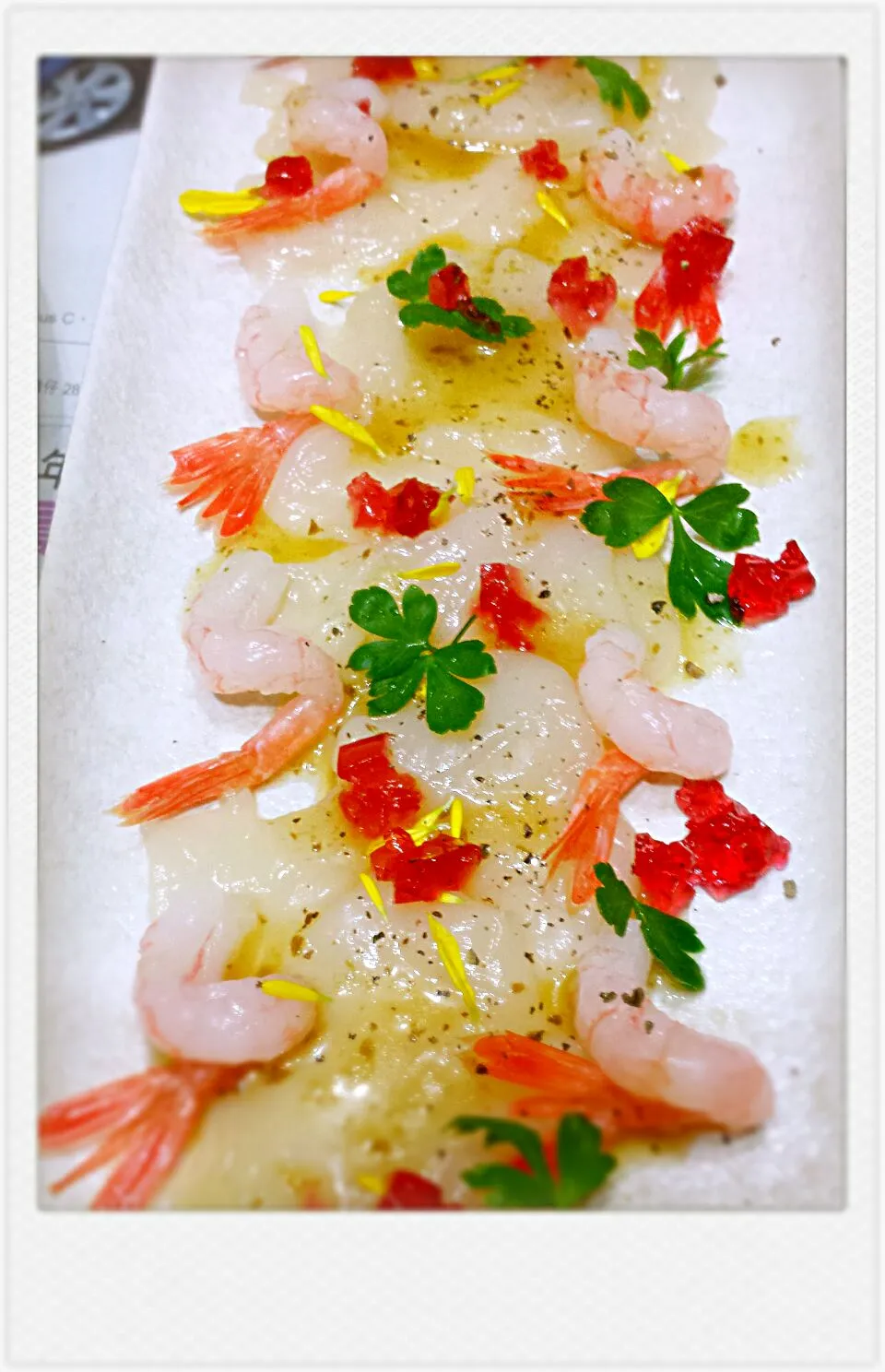 Snapdishの料理写真:Scallop carpaccio|Joyceさん