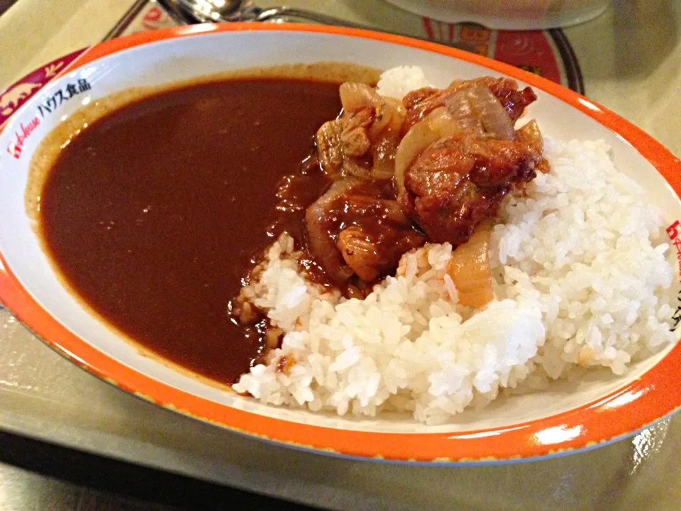 Snapdishの料理写真:チキン＆ローストオニオンカレー🍛Disneyland💕|ミツさん