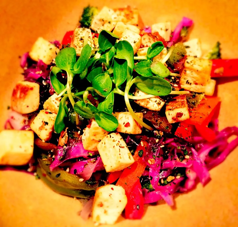 Veggie Tofu Noodle Bowl|http://melissasmenu.wordpress.com/さん