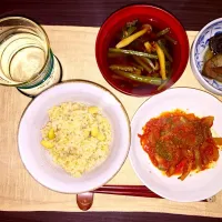 Snapdishの料理写真:今日の晩御飯^_^|こふぃさん