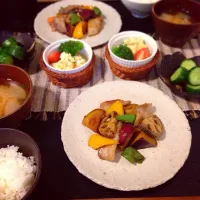 Snapdishの料理写真:今日の夜ご飯  2014.10.16.