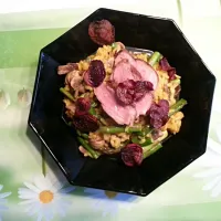 Snapdishの料理写真:Safran risotto with 蘆筍，蘑菇和甜菜根|tsaiyilunさん