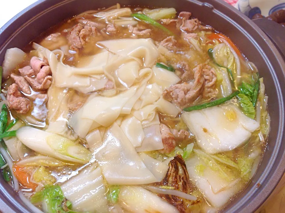 青森土産「ひっつみ鍋🍲」😋|アライさんさん