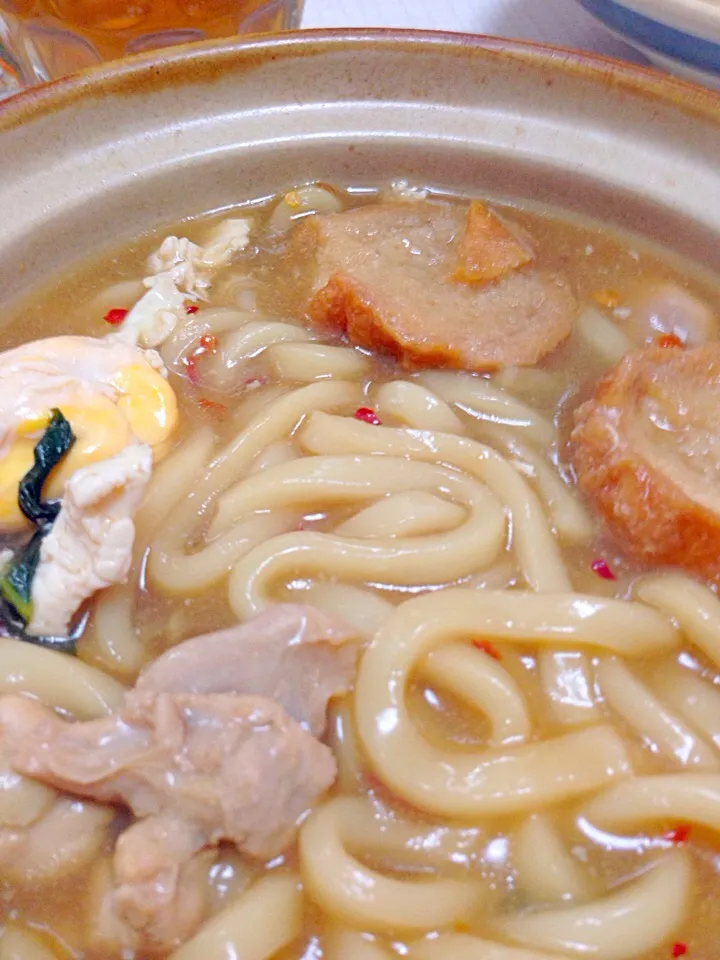 寒〜い夜は鍋焼きうどん❗️|ふかちんさん