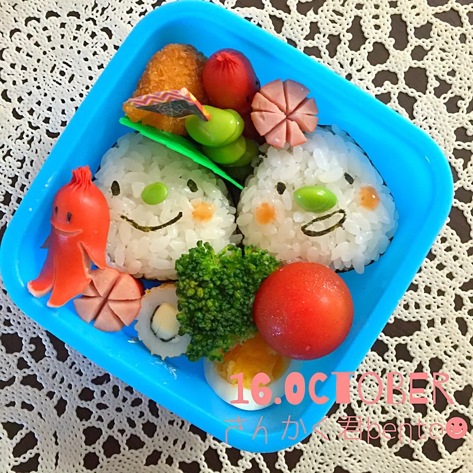 年少さん弁当＊さんかく君|ａｙａさん