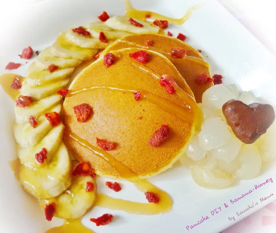 Pancake DIY & Banana honey|Sawako Todokeさん