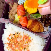 Snapdishの料理写真:旦那ちゃんお弁当『野菜たっぷり焼肉弁当』|鈴木 美菜子さん