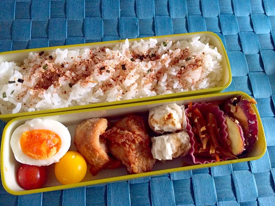 Snapdishの料理写真:2014.10.17  旦那お弁当(*^^*)|sayakyameさん