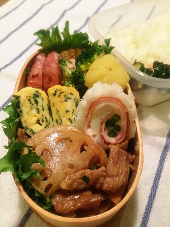 Snapdishの料理写真:男子高校生弁当|こしかさん