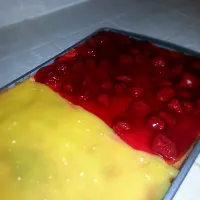 Mango and strawberry white chocolate cheesecake|Candy Jaimesさん