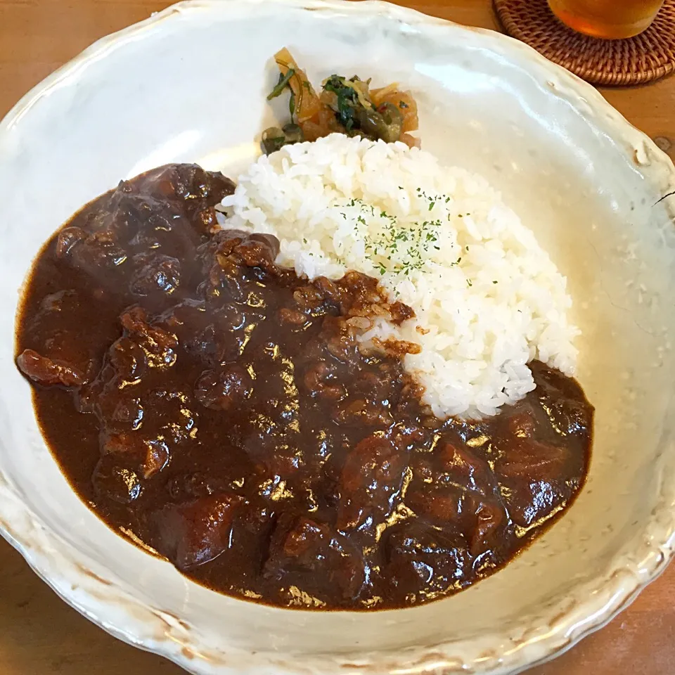 Curry'OHANA  牛すじカレーランチ大辛|カウンター嬢さん