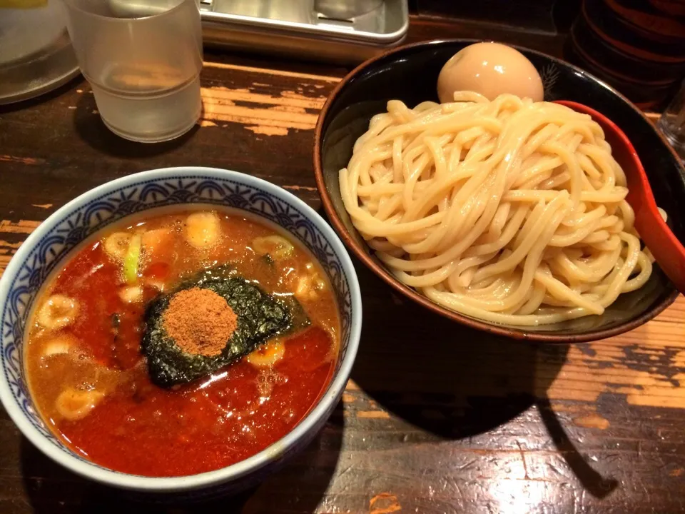 辛つけ麺 中 玉子|さとうさんさん