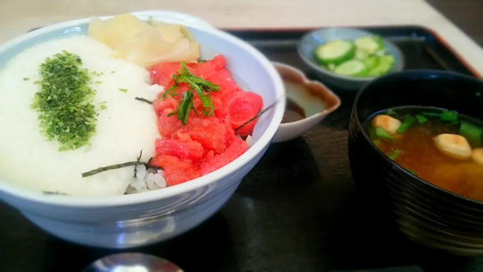 明太子とろろ丼|こむぎさん