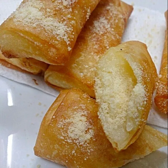 Cheese potato spring rolls！:)|roseさん