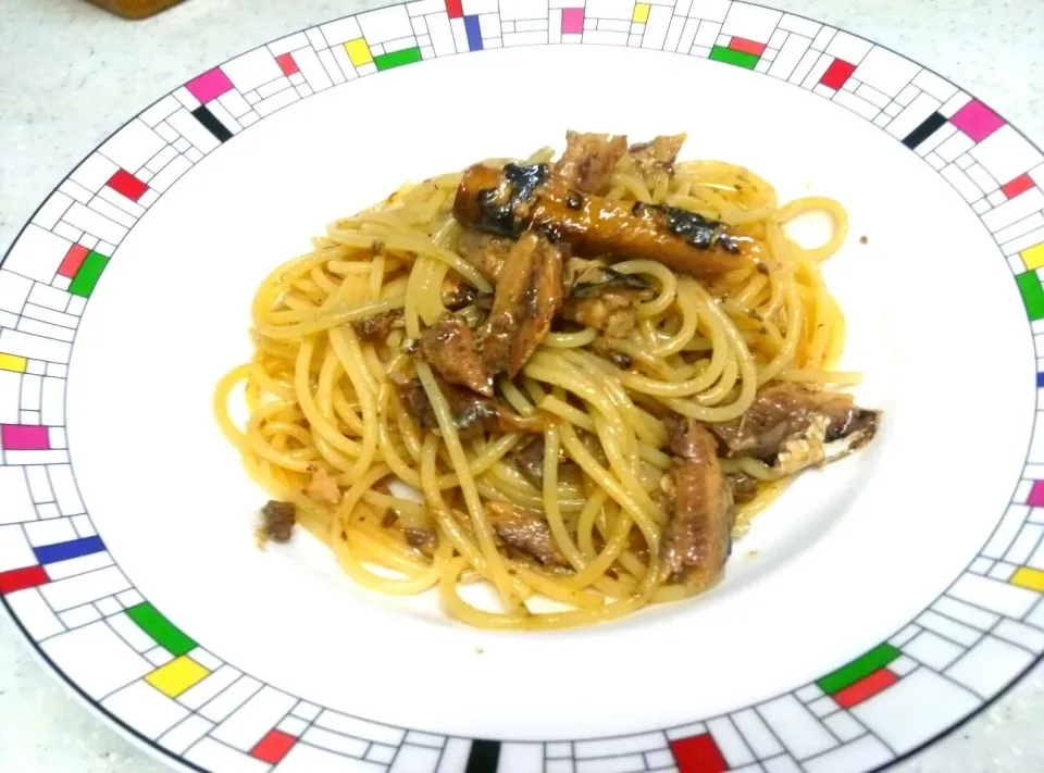 サーディンの味噌風味パスタ miso sardine pasta|Yukoさん