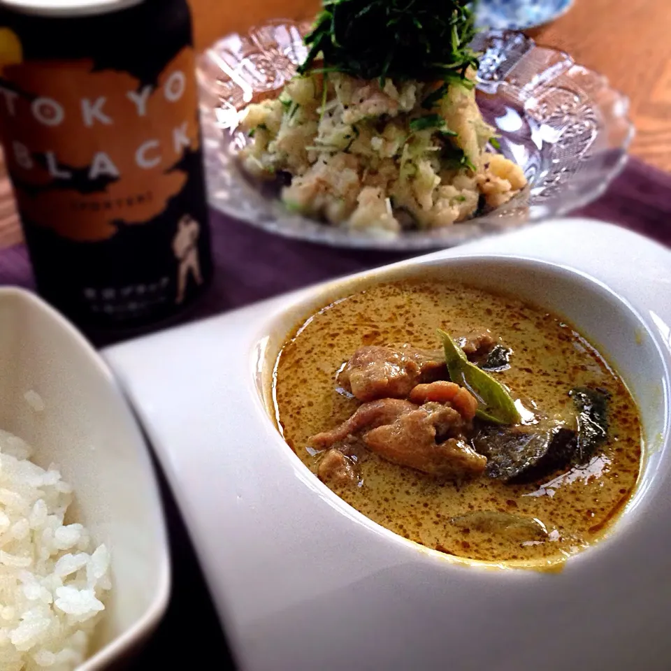 昨夜の…Curry House kozu【แกงเขียวหวาน🍛】|koji toyodaさん