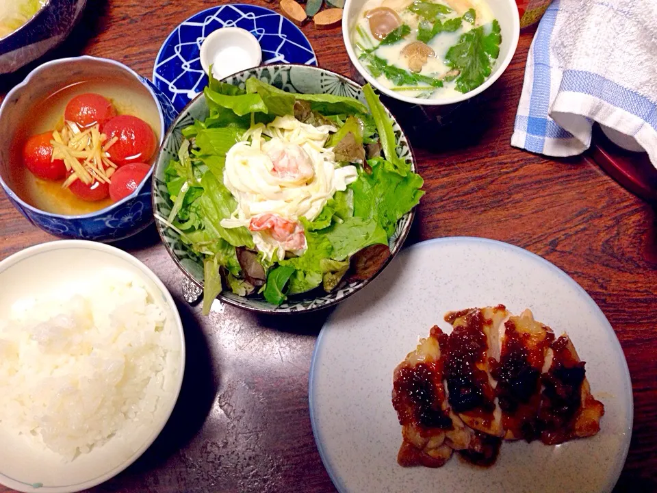 一昨日の晩御飯@祖父母宅|まりまりさん