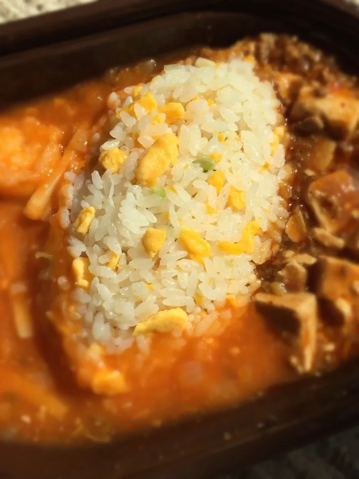 ビストロスマップ企画の麻婆&海老チリ炒飯|Masaaki Sakuraiさん