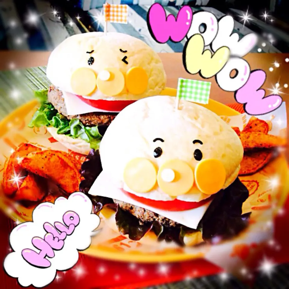 子供達の大好きなキャラ👀ハンバーガー🍔σ^_^;💧|チョッパー＆ホヌさん