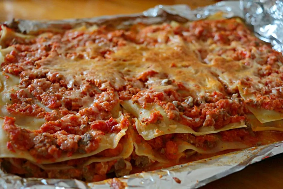 Snapdishの料理写真:Lasagna with veggie and beef|Josie Yipさん