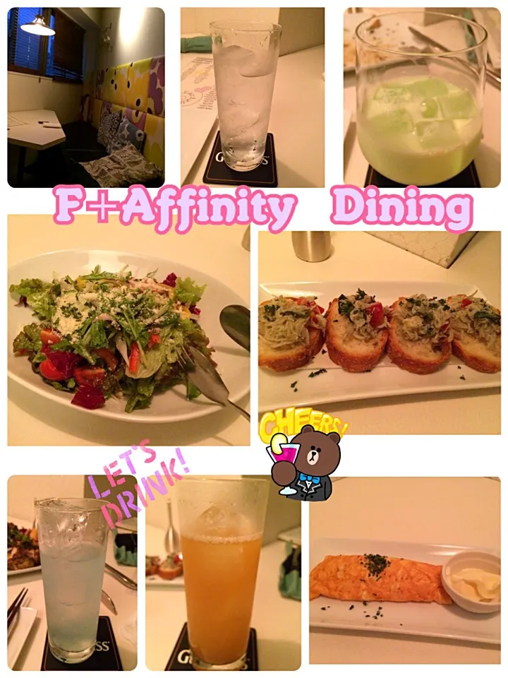 夕ご飯はF+Affinity Dinigでディナー①🍴|みきぴょん♪さん