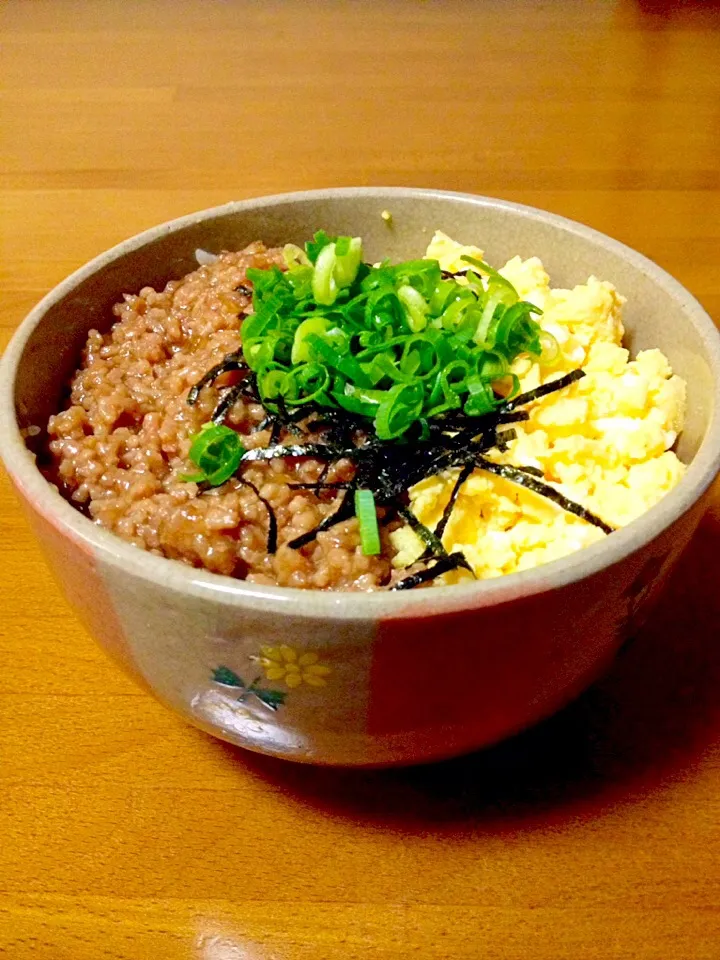 Snapdishの料理写真:そぼろ丼❤️やっと作れた😋|まいりさん