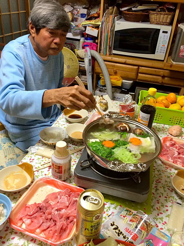 Snapdishの料理写真:shabu shabu|gachiyunaoさん