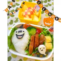 ちび男子弁当。ハロウィンウィスパー|eguchiさん