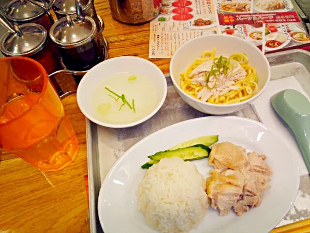 カオマンガイセット泰鶏飯バーミーガイ泰鶏麺|うたかた。さん