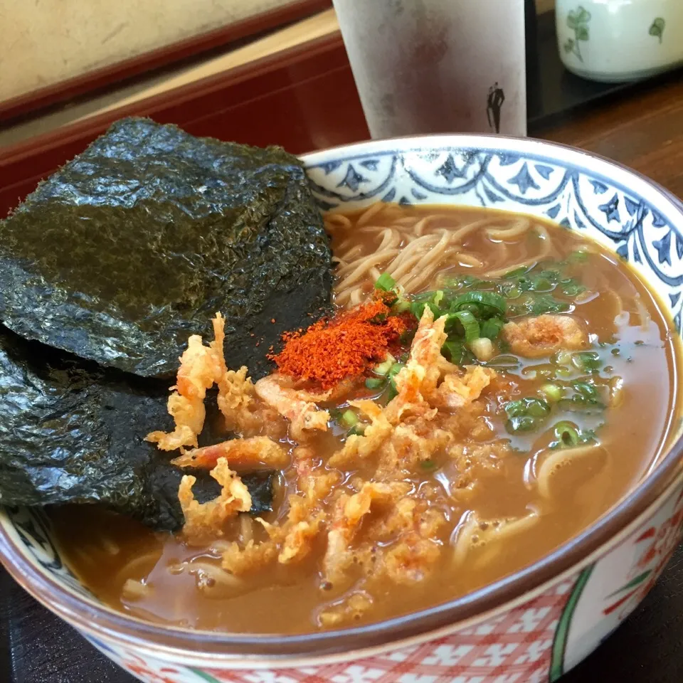 ✨特製カレーそばto芋水割りw✨|中さんさん