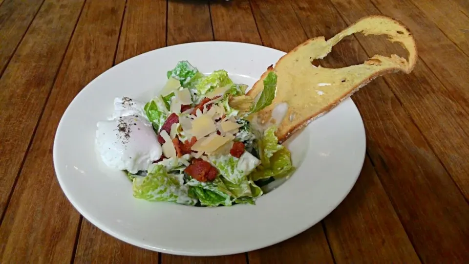 cesar salad #salad #healthy|Jam Chompookardさん