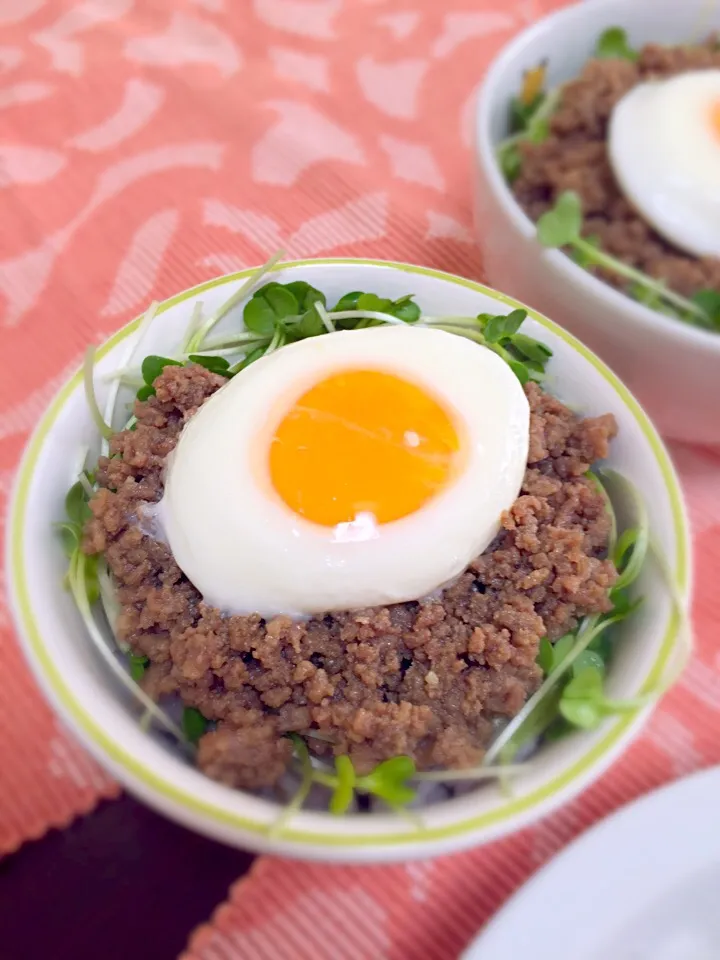 そぼろ丼|こーこさん