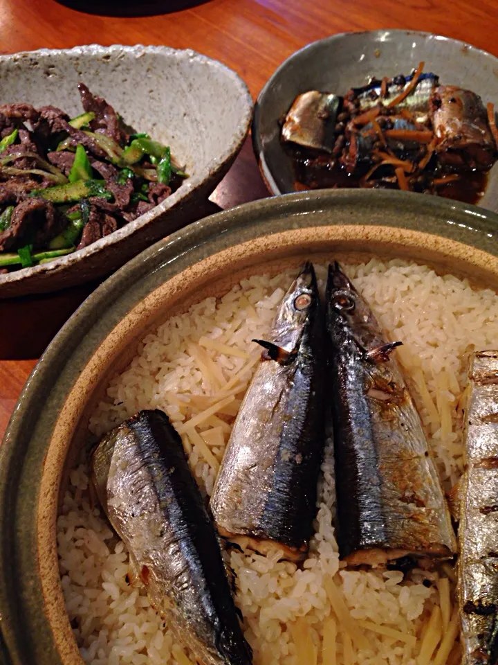 秋刀魚ご飯|てつさん