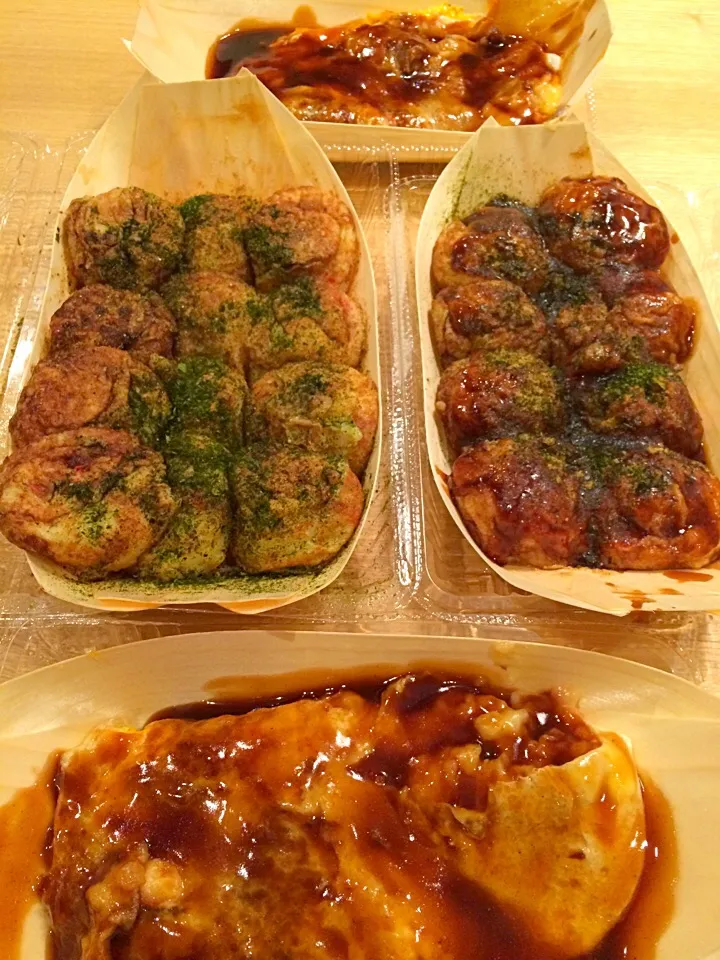 Snapdishの料理写真:あほやんのたこ焼き&ペチャ焼き|ricacoさん