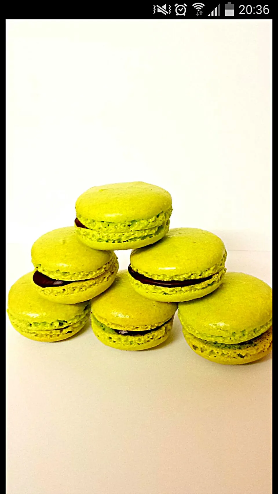 After Eight Macarons #after #eight #macarons #dark #chocolate #peppermint #flavour|Biscuite Queenさん